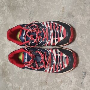 boombah American print tennis shoes